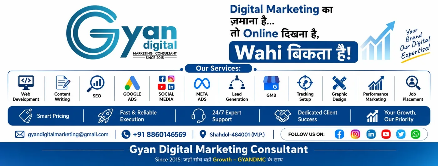 Tracking Setup by Gyan Digital Marketing Consultant